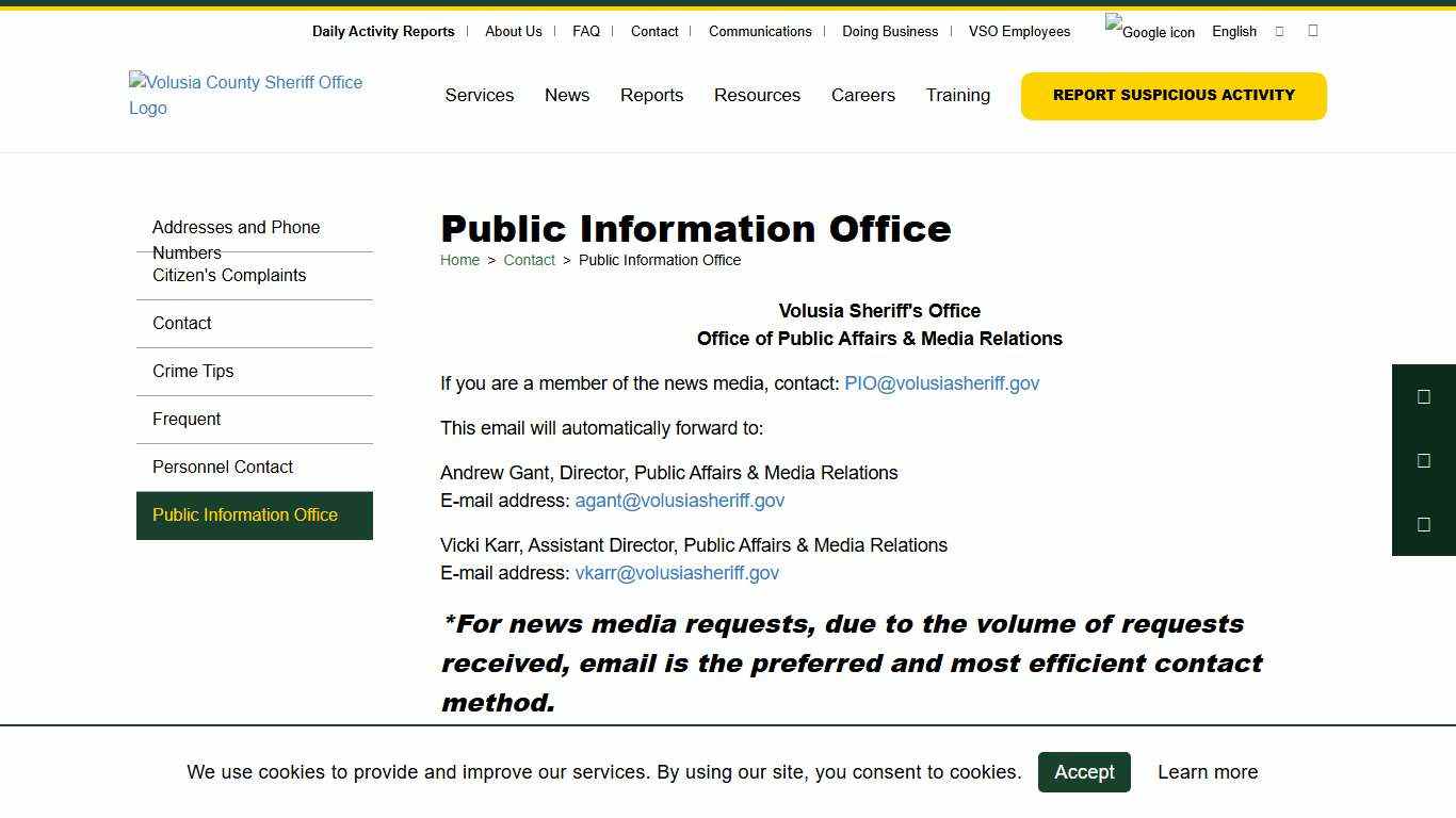 Public Information Office VSO